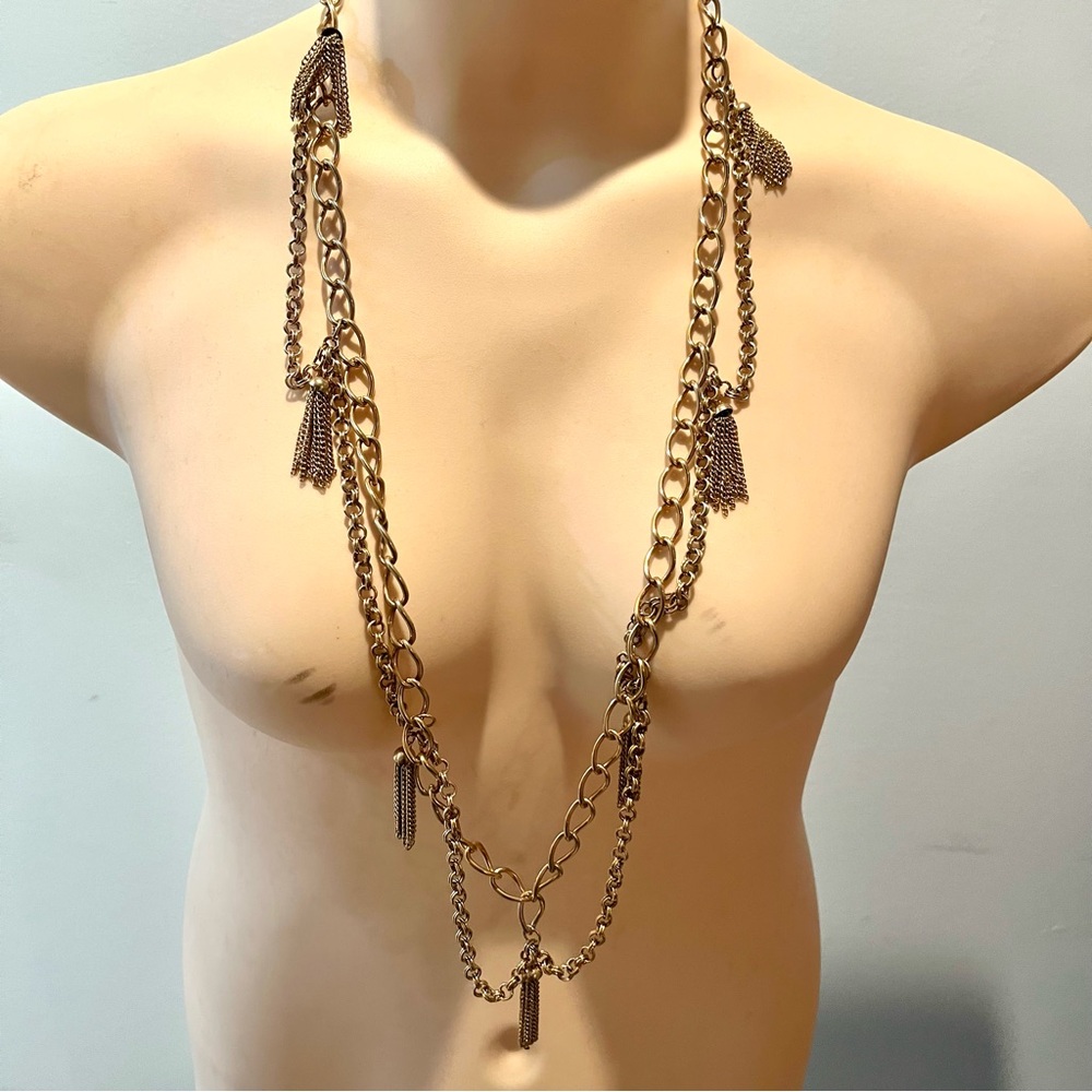 Vintage Women’s Elaborate Large Decorative Chain Link Necklace